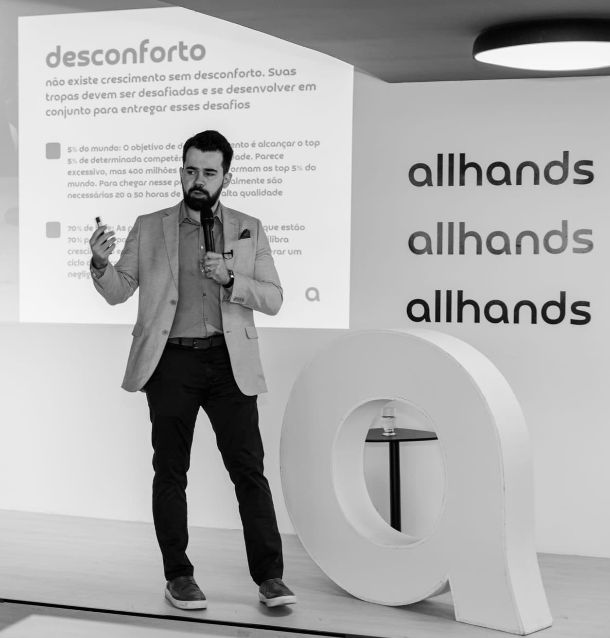 Palestra allhands sobre desconforto e crescimento